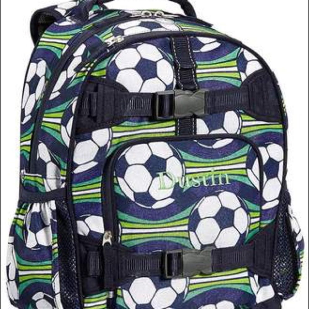 Pottery Barn Pre K backpack Soccer